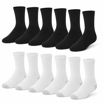 Juego de 10 pares de calcetines - Media caña.