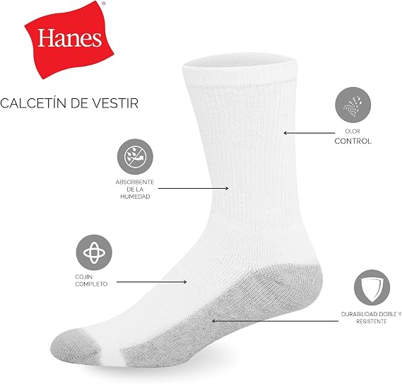 Juego de 10 pares de calcetines - Media caña.